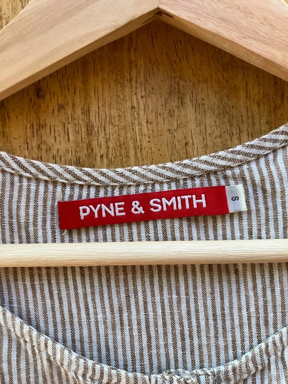 Pyne and Smith Dress No. 24 in potters stripe. Size SMALL. - Picture 3 of 6